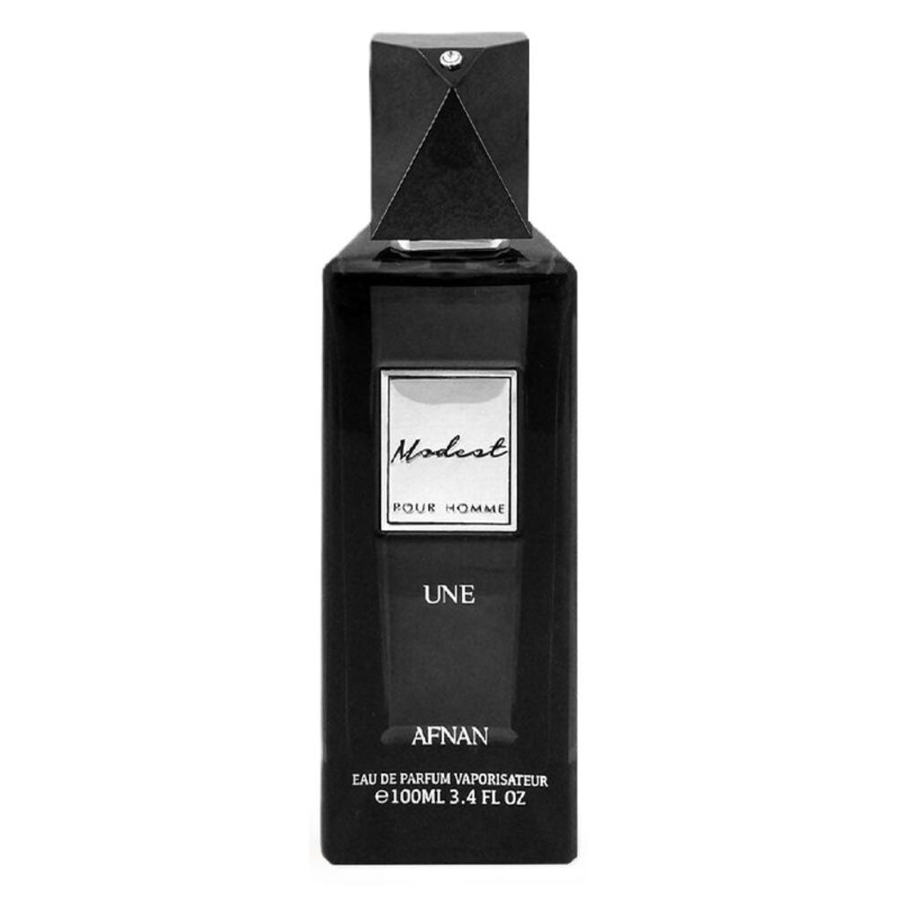 Afnan Modest Une Eau de Parfum EDP Spray for Men 3.4 oz / 100 ml - New